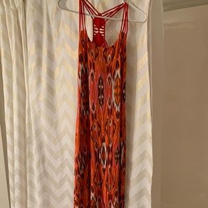 Maxi dress with built in bra